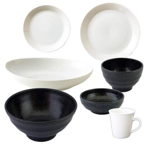 スタンダード ＋plus【料理しない男子専用】男の一人暮らし 定番食器セット 日本製 磁器 電子レンジ対応 食洗器対応 お皿セット standard送料無料 a2ba7bfe