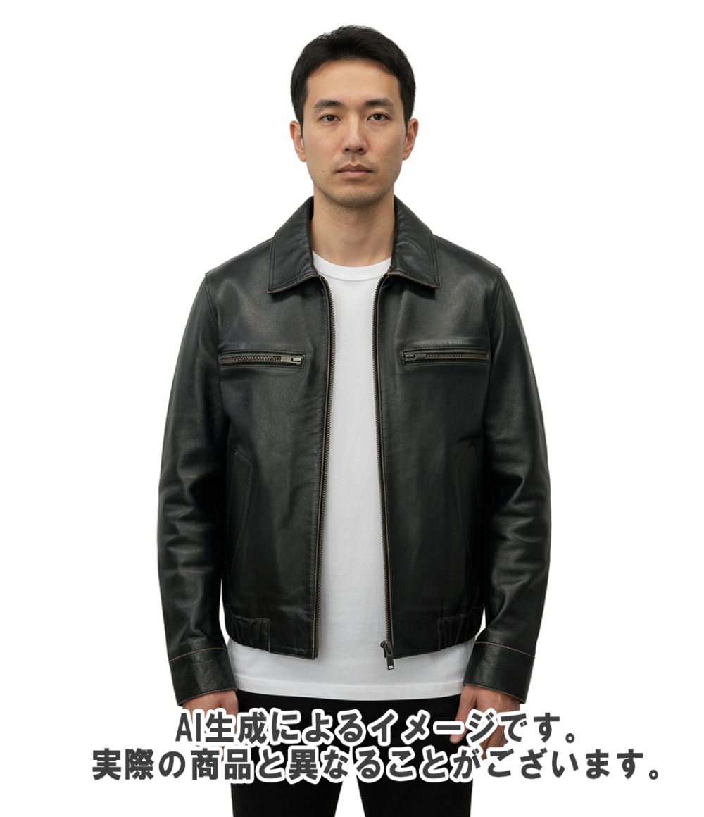 ザラ サープラス レザージャケット メンズ SIZE M (L) ZARA SRPLS