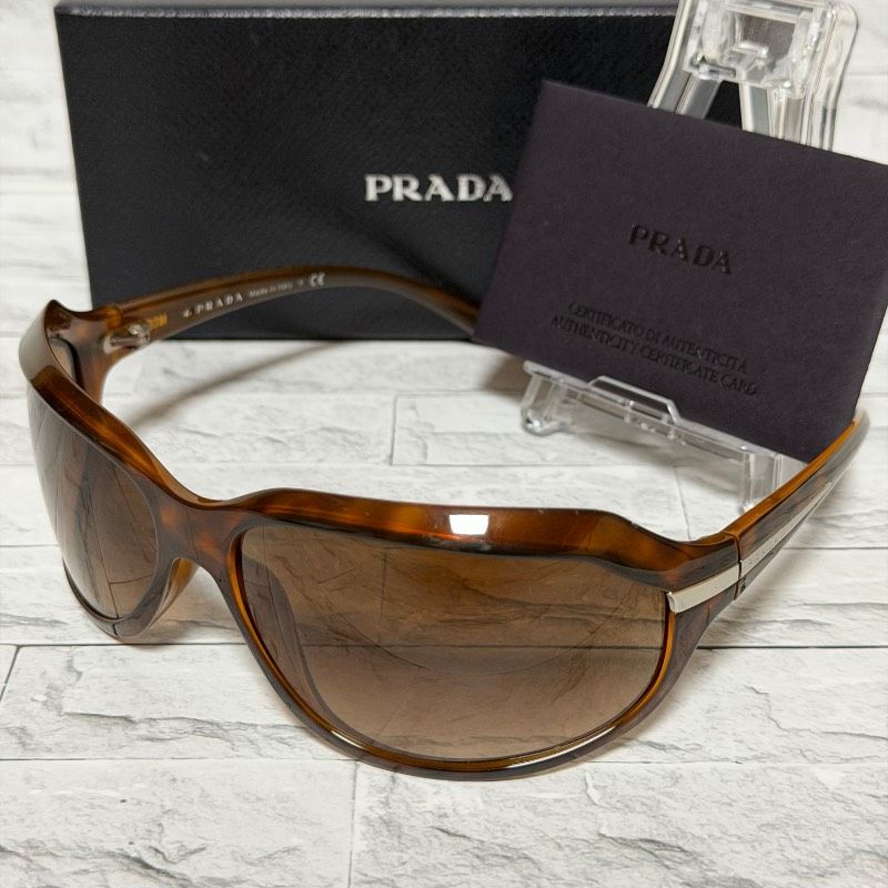 PRADA プラダ SPR14G サングラス ブラウン グラデーションレンズ