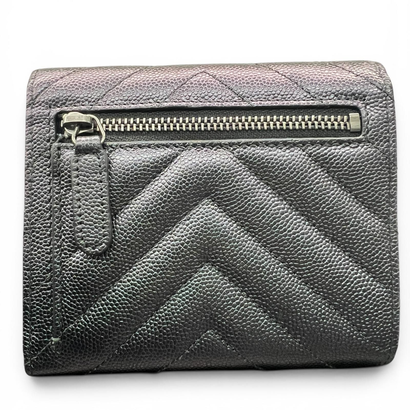 CHANEL 希少 展示品級美品 シャネル Vステッチ シェブロン クラシック