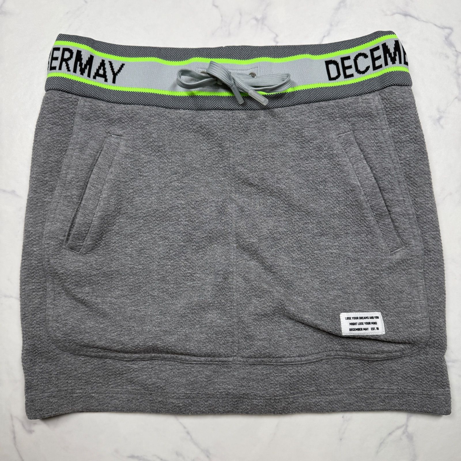 DECEMBERMAY ディセンバーメイ ゴルフ スカート M グレー レディース