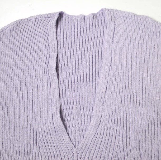 新品 Mame Kurogouchi マメクロゴウチ 22SS 日本製 Washable Linen Knitted Vest ウォッシャブルリネンニットベスト MM22SS-KN021 1 PURPLE ジレ 定価31,900円 ノースリーブ g19814