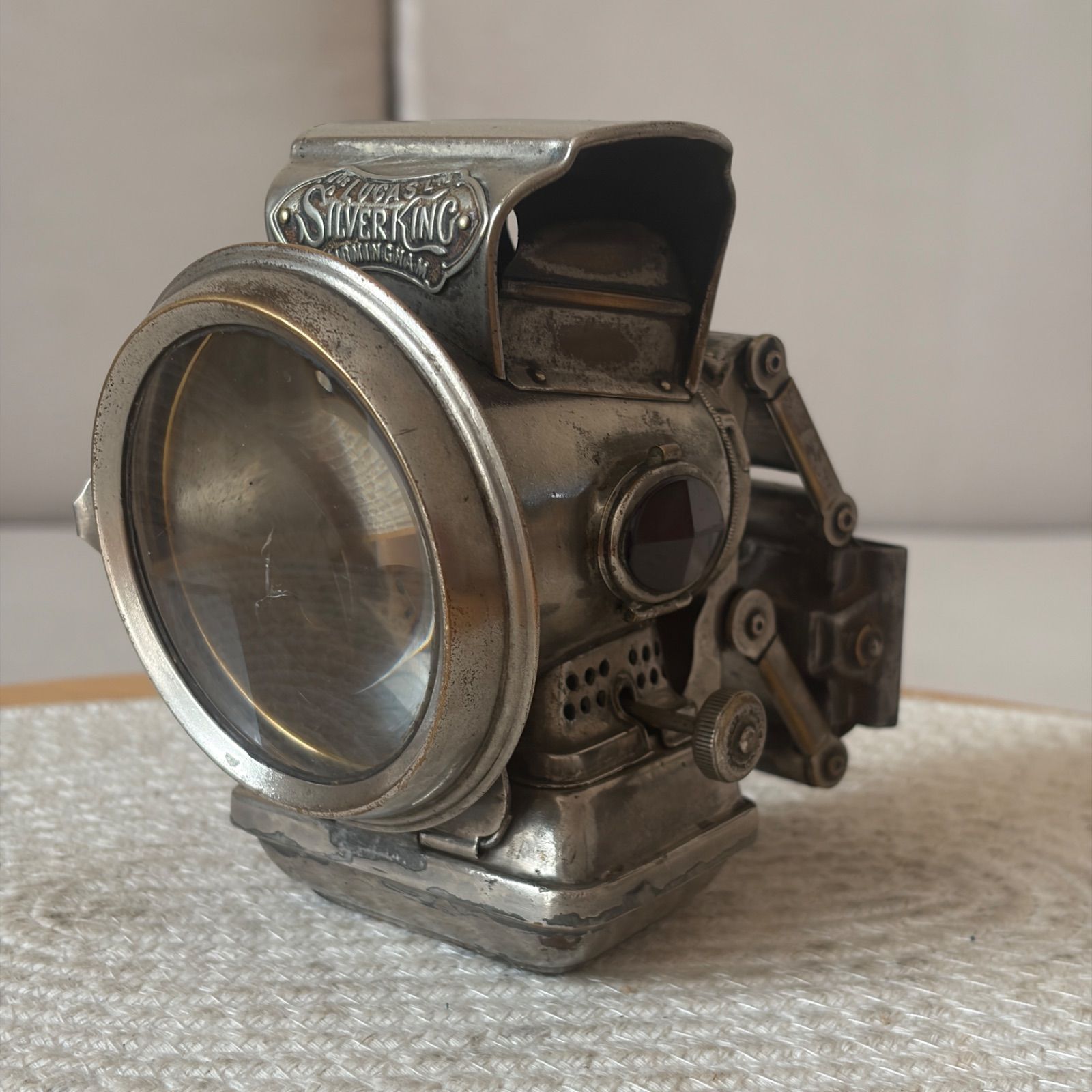 現品限り】 1900s Lucas Silver King オイルーランプ バイシクルランプ