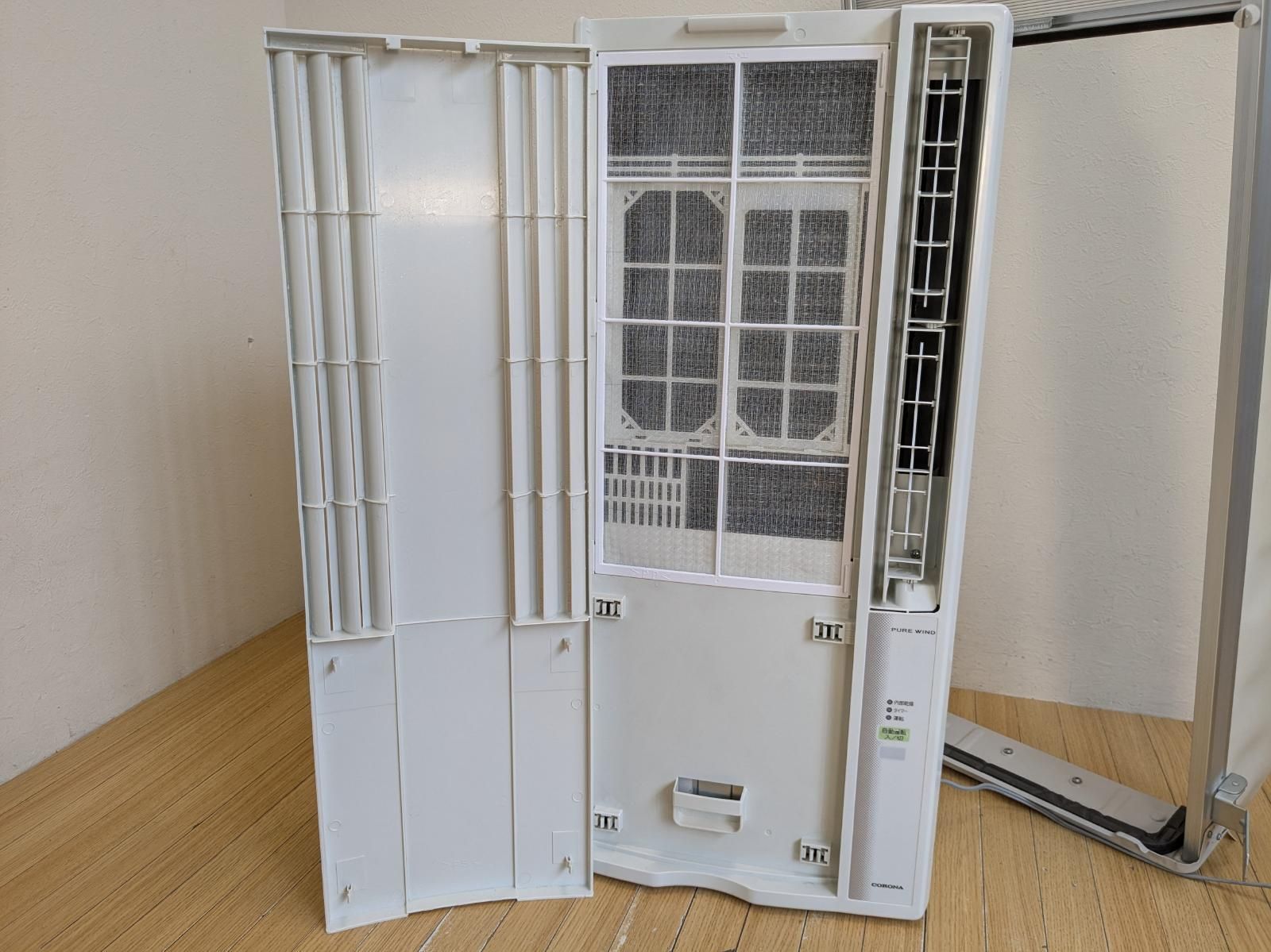 CORONA コロナ 窓用冷房専用エアコン CW-F1621BK ウインド1.6kW枠付 21