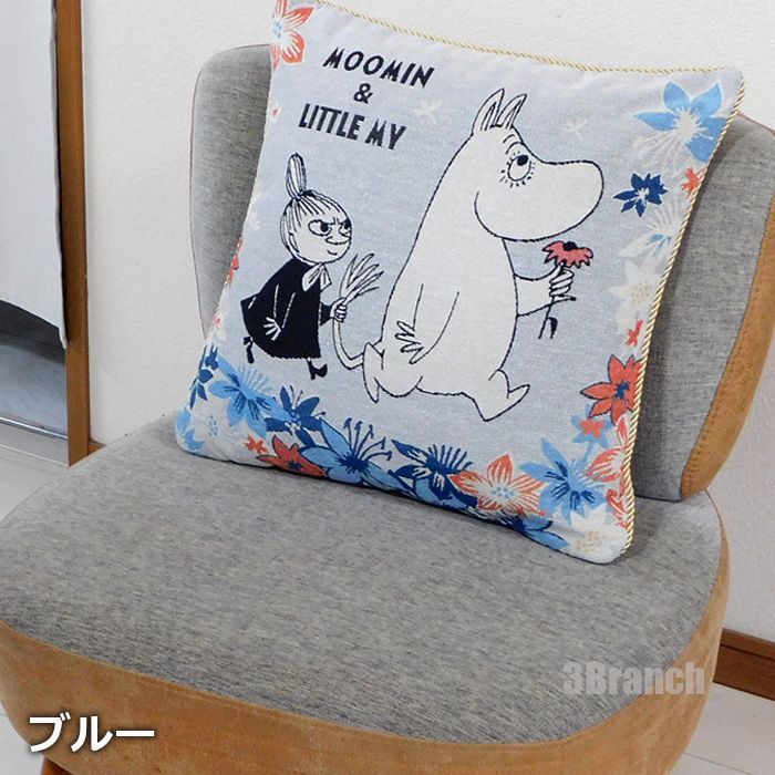 新品 ムーミン ゴブラン織りクッション 2 ゴブランクッション スクエア
