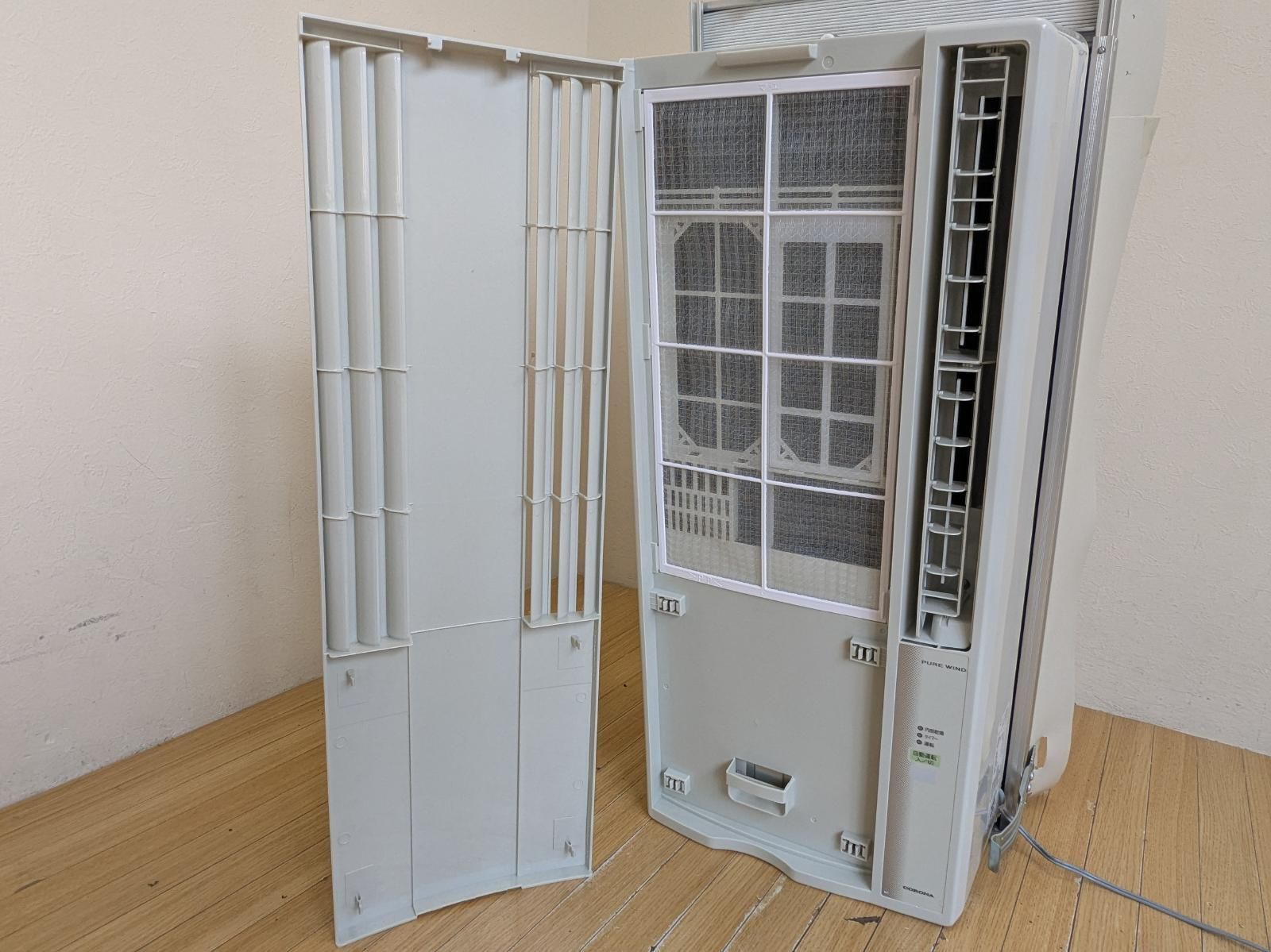 CORONAコロナ 窓用冷房専用エアコン CW-F1624R ウインド1.6kW枠付 24年