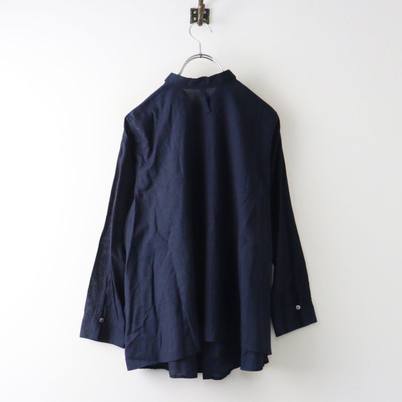 パラスパレス Pal'las Palace インディゴ染め コットン比翼シャツ 3