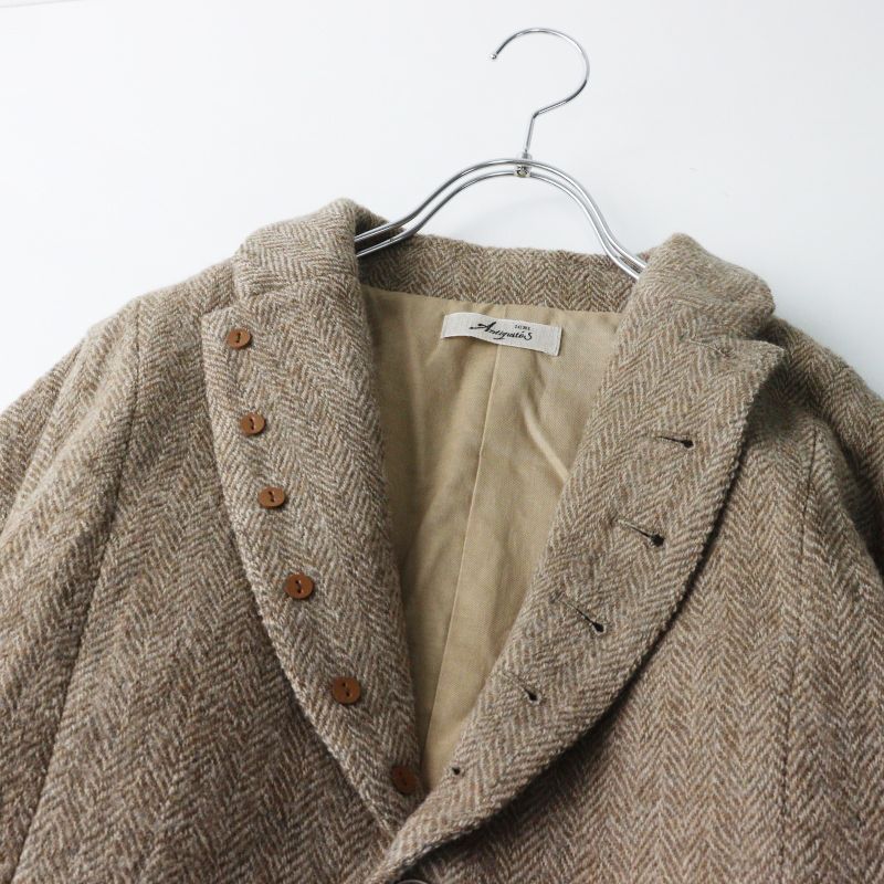 美品 定価30800 イチアンティークス ICHI Antiquites WOOL HERRINGBONE