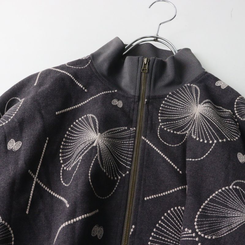 極美品 定価31900 2024AW マーブルシュッドmarble SUD EMB gene Zip Up