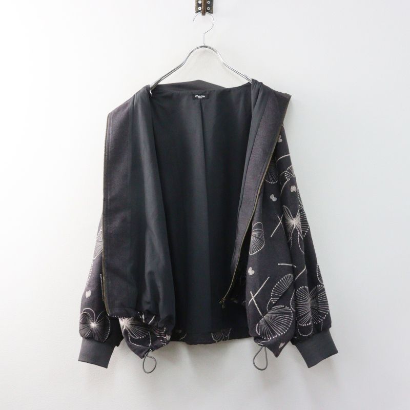 極美品 定価31900 2024AW マーブルシュッドmarble SUD EMB gene Zip Up