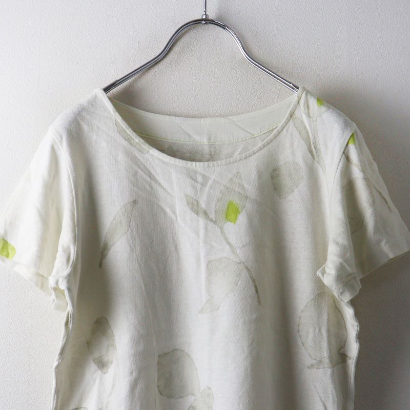 パラスパレス Pal'las Palace 花柄Tシャツ＼ホワイト カットソー