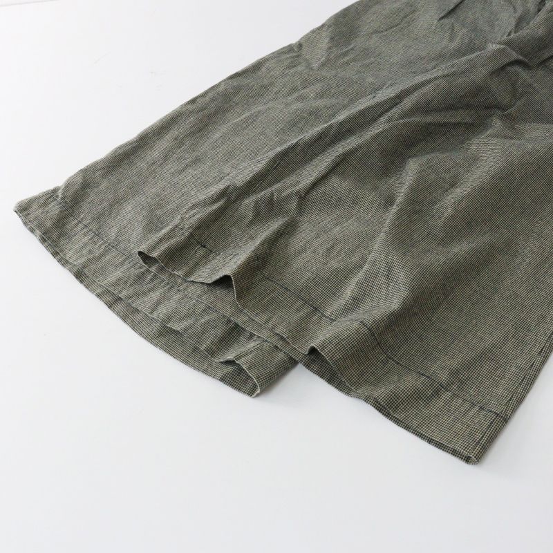 パラスパレス Pal'las Palace インディゴ染め タックワイドクロップド