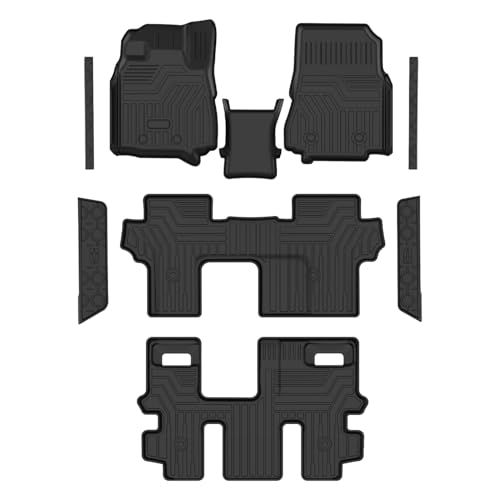 Cartist 三菱 新型デリカ D5 サイドステップマットセット 3Dフロアマット 8人乗り専用 2019?2025.12 立体構造 防水マット 滑り防止 耐汚れ TPE素材 カスタムパーツ 車種専用設計 取付簡単 保護パーツ カー用品 1Pセット 細粒ts