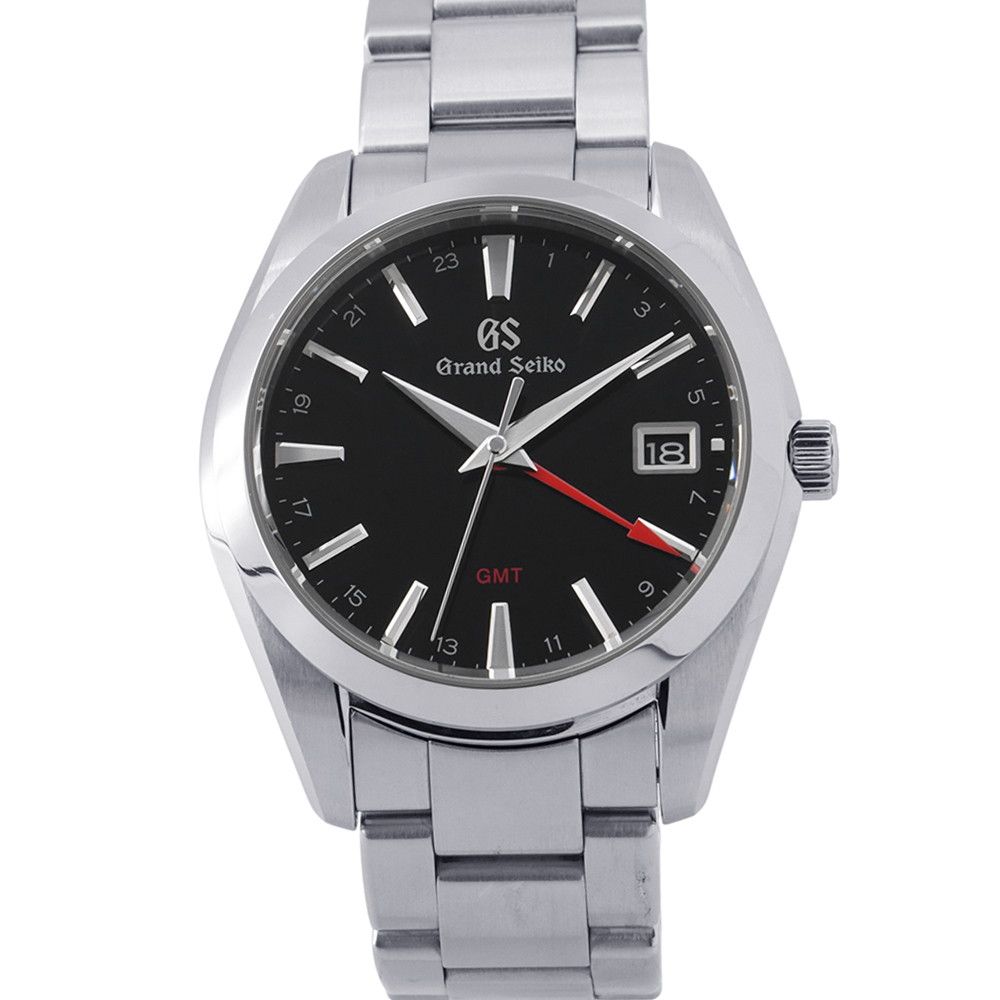 セイコー グランドセイコー ヘリテージコレクション 9Fクォーツ GMT SBGN013 SEIKO 腕時計 黒文字盤