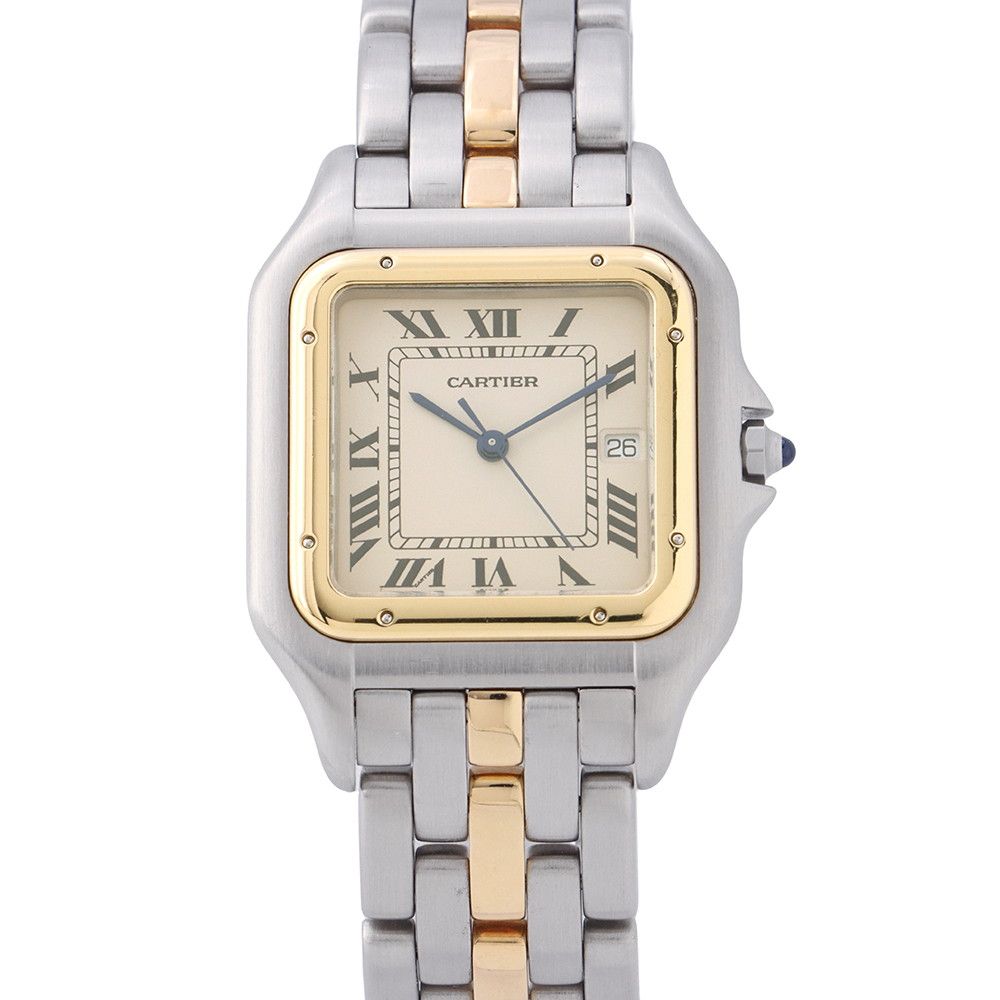 カルティエ パンテール LM 1ロウ 83083441 Cartier 腕時計 アイボリー文字盤