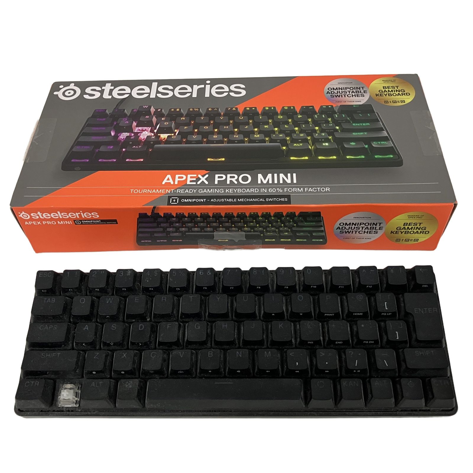 SteelSeries Apex Pro Mini JP 中古キーボード 動作保証 - メルカリ