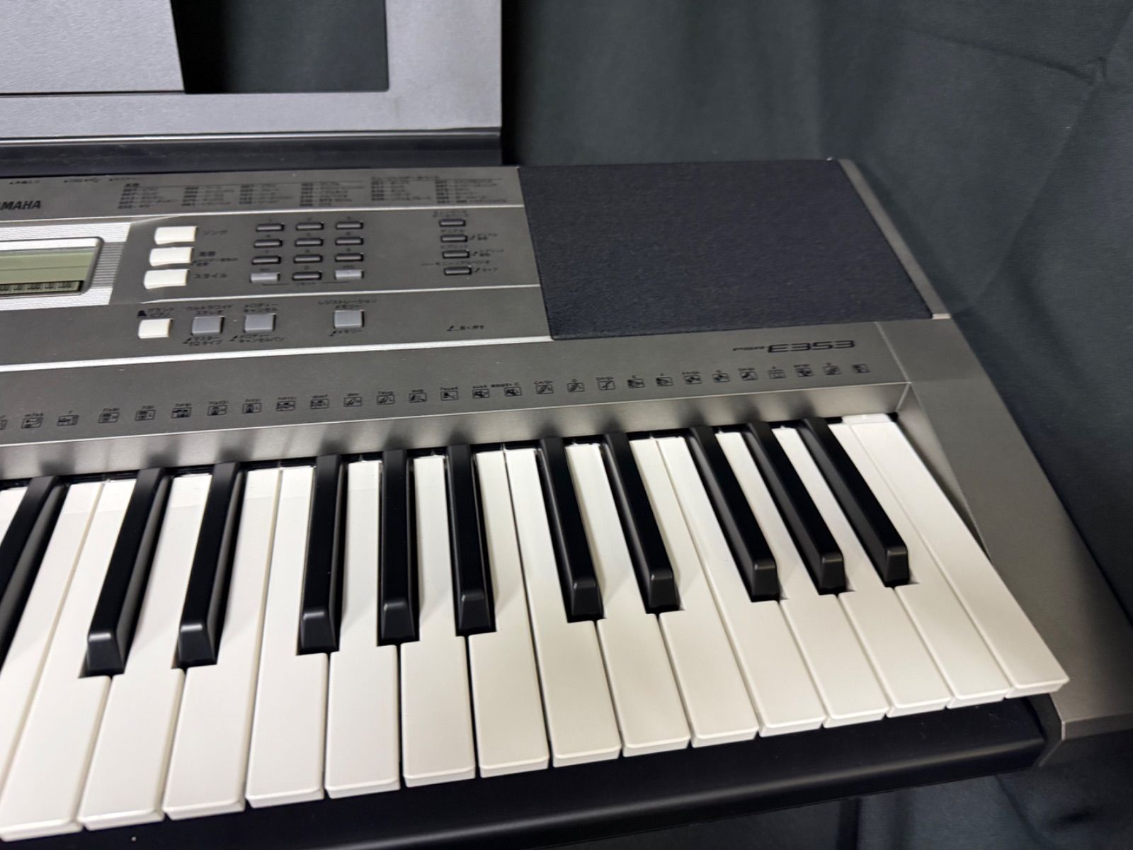 YAMAHA 61鍵 電子キーボード PSR-E353 2016年 - メルカリ