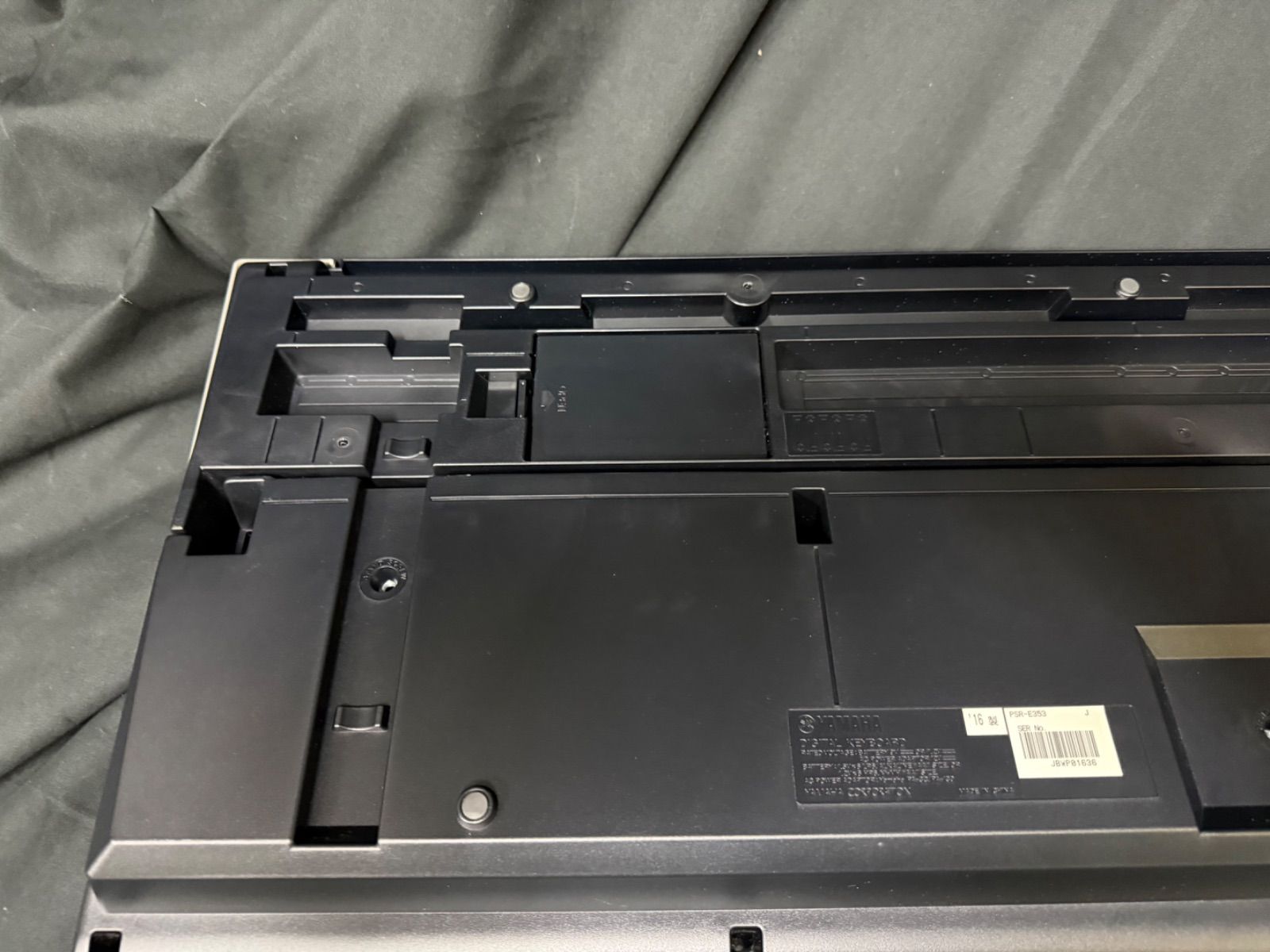 YAMAHA 61鍵 電子キーボード PSR-E353 2016年 - メルカリ