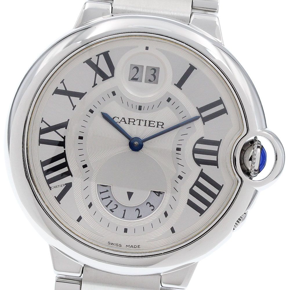 カルティエ CARTIER W6920011 バロンブルー 2タイムゾーン クォーツ メンズ 良品 _970907 カルティエ CARTIER W6920011 バロンブルー 2タイムゾーン クォーツ