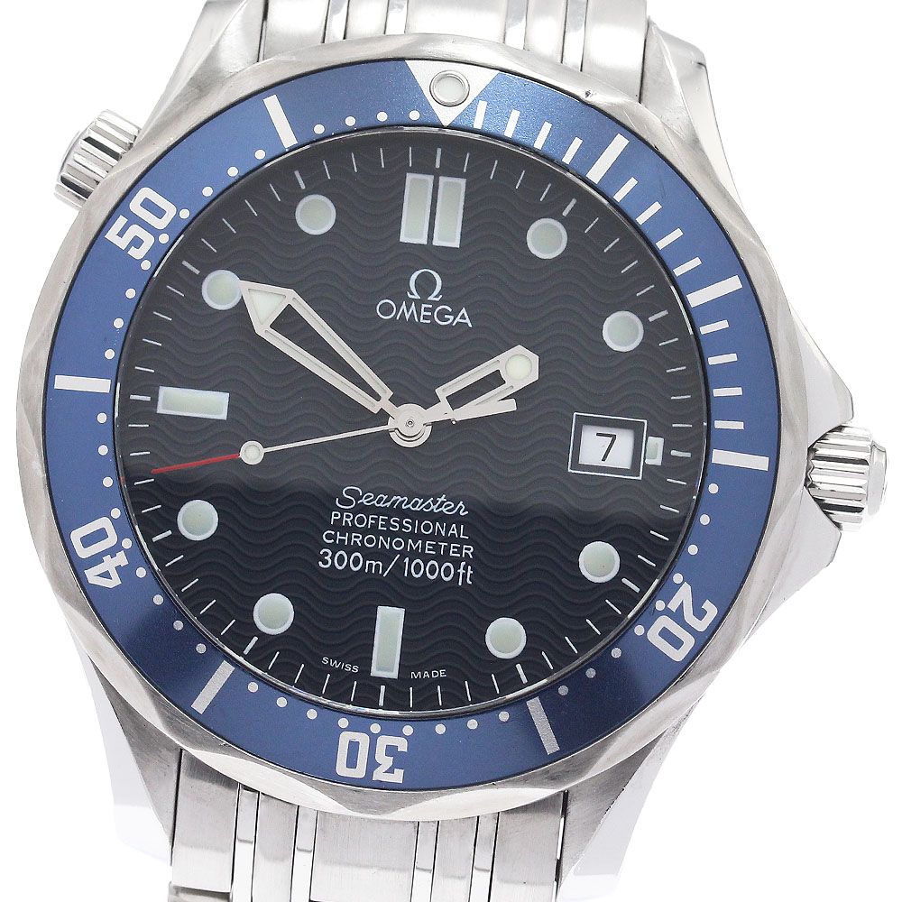 オメガ OMEGA 2531.80 シーマスター300 デイト 自動巻き メンズ 保証書付き_964064