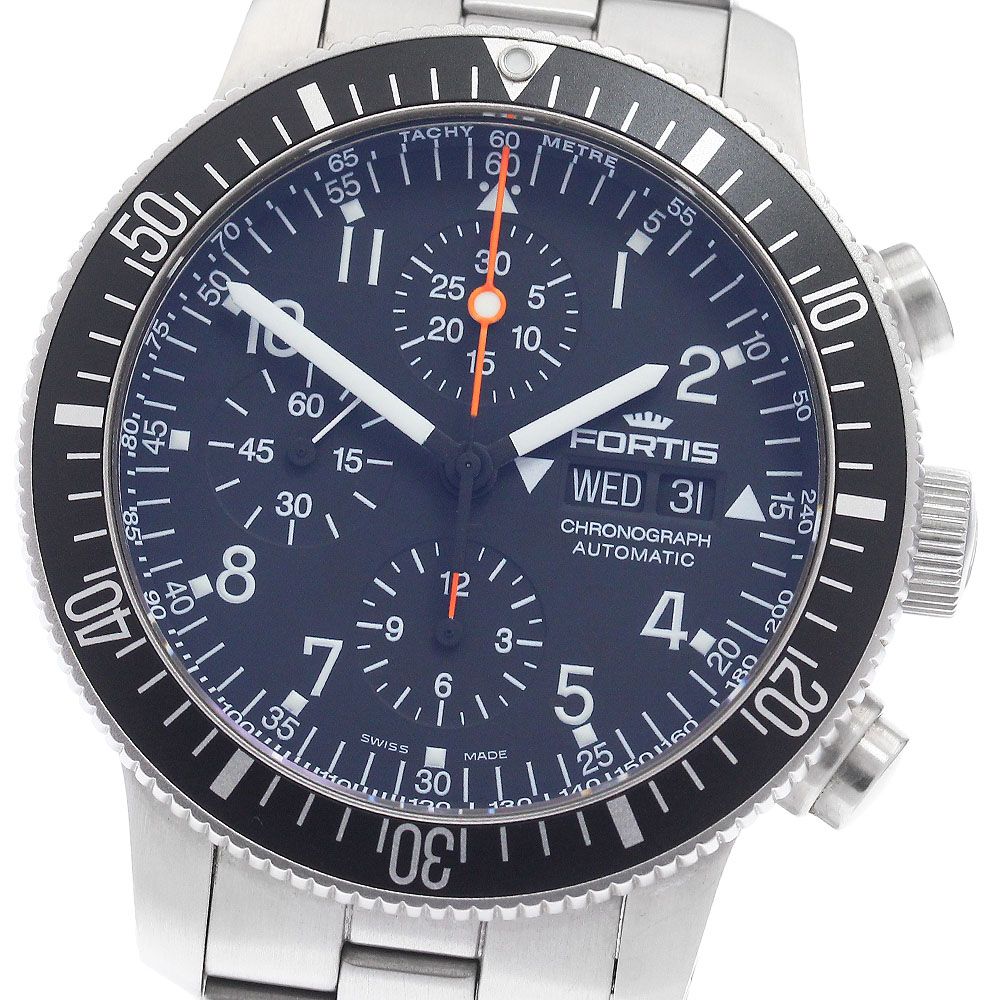 フォルティス FORTIS 638.10.141.3 B-42 コスモ ノート クロノグラフ デイデイト 自動巻き メンズ _968321
