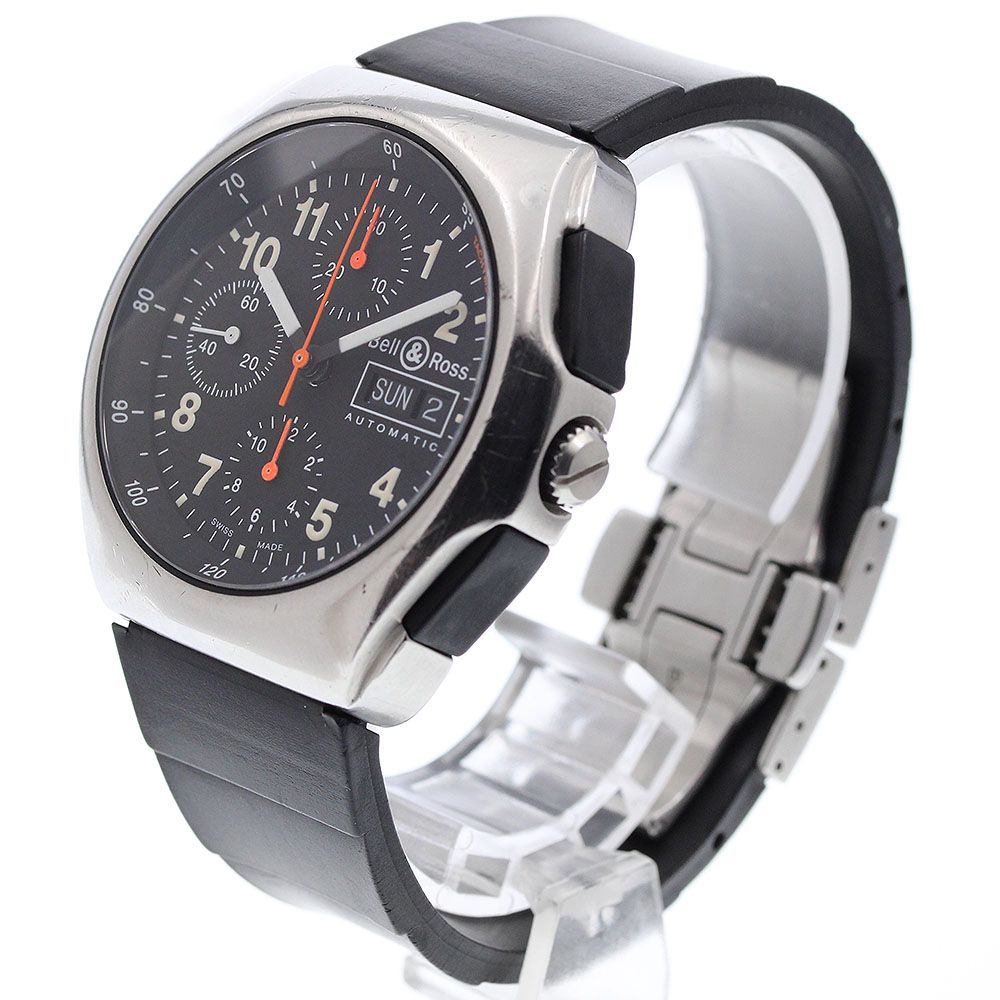 ベル＆ロス Bell＆Ross 300-S スペース3 クロノグラフ 自動巻き メンズ