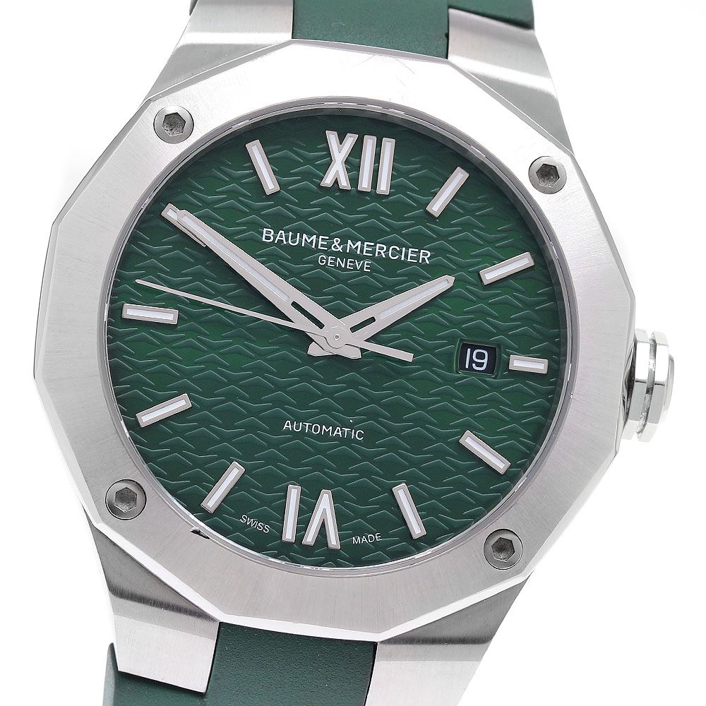 ボーム＆メルシェ Baume & Mercier M0A10618 リビエラ デイト 自動巻き メンズ 保証書付き_966332