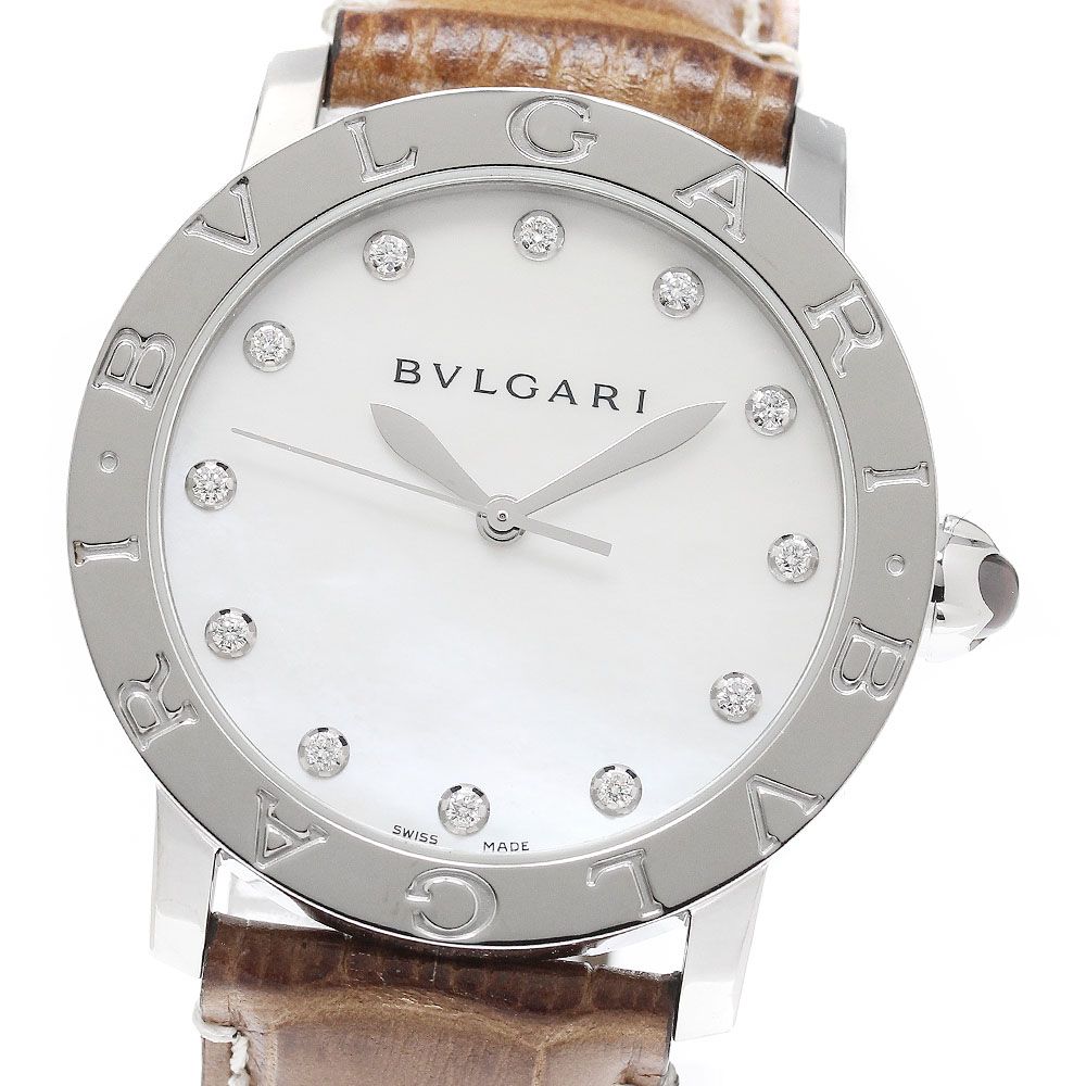 ブルガリ BVLGARI BBL37S ブルガリブルガリ 12Pダイヤ 自動巻き メンズ _958046