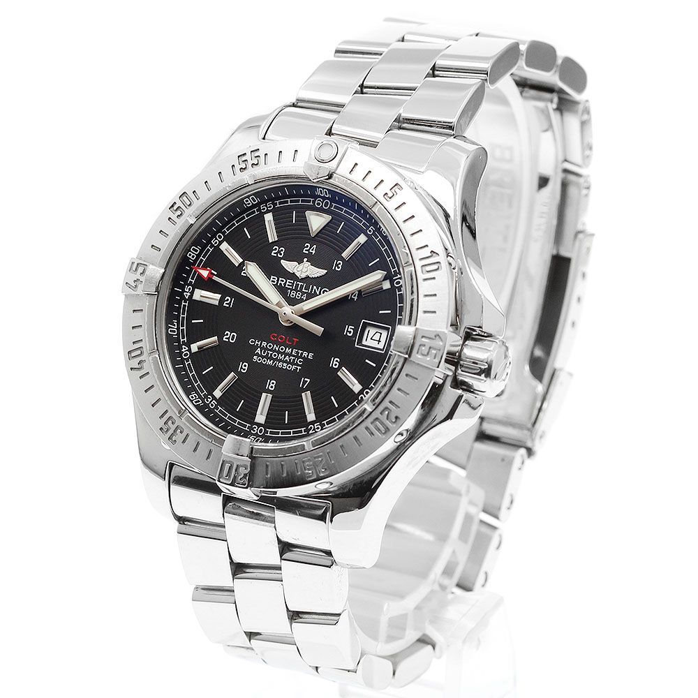 ブライトリング BREITLING A17380 コルト デイト 自動巻き メンズ