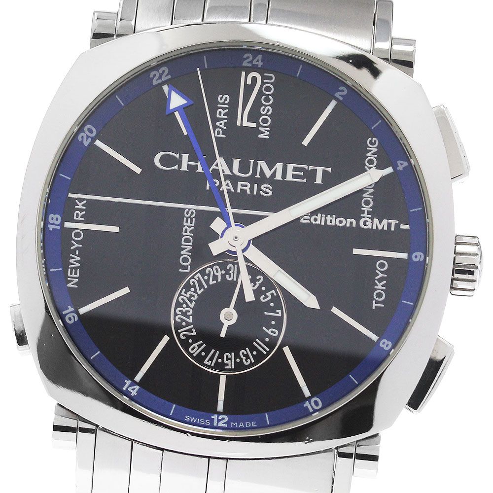 ショーメ Chaumet W11692-32A ダンディ GMT 自動巻き メンズ _970662