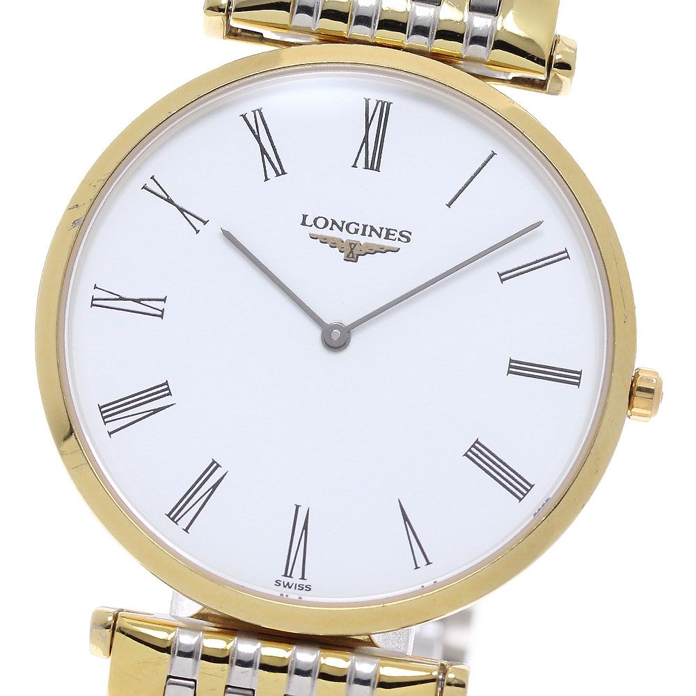 ロンジン LONGINES L4.709.2 グランドクラシック クォーツ メンズ 保証書付き_971378