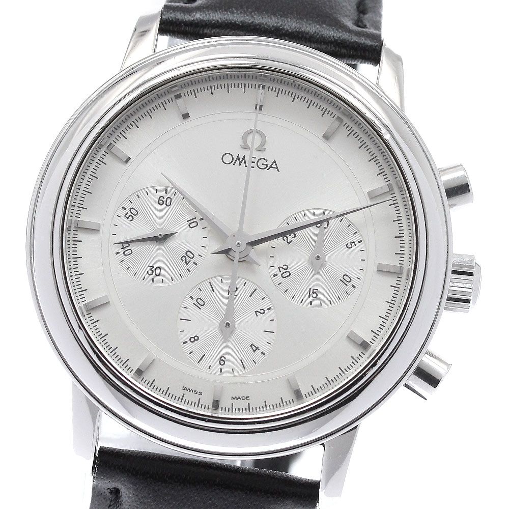 オメガ OMEGA 4540.31 デビル プレステージ クロノグラフ 手巻き メンズ 保証書付き_961806