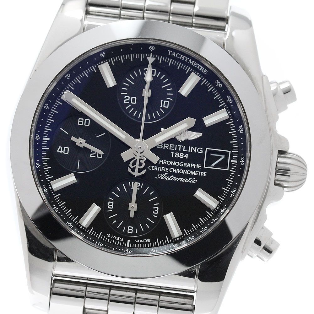 ブライトリング BREITLING W1331012/BD92 クロノマット38 スリークT クロノグラフ 自動巻き メンズ 美品 箱・保証書付き_964298