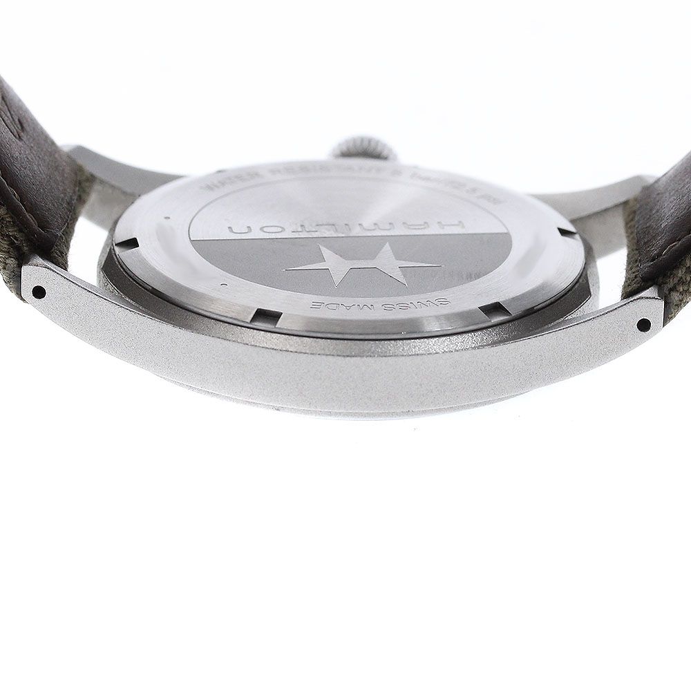 ハミルトン HAMILTON H694390 カーキ フィールド メカニカル デイト 手