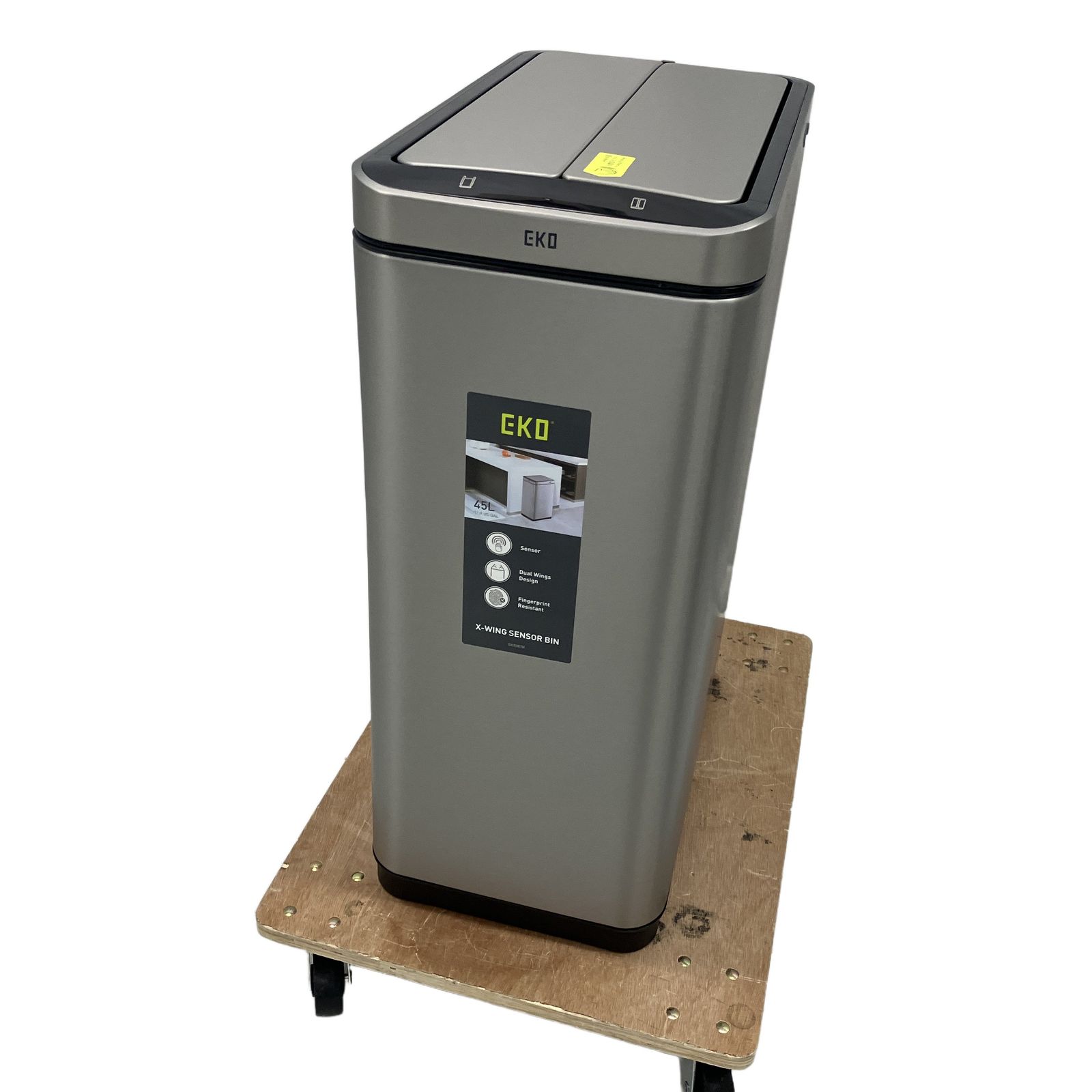 EKO X-WING SENSOR BIN EK9387R 自動開閉ゴミ箱 45L 両開き エックス