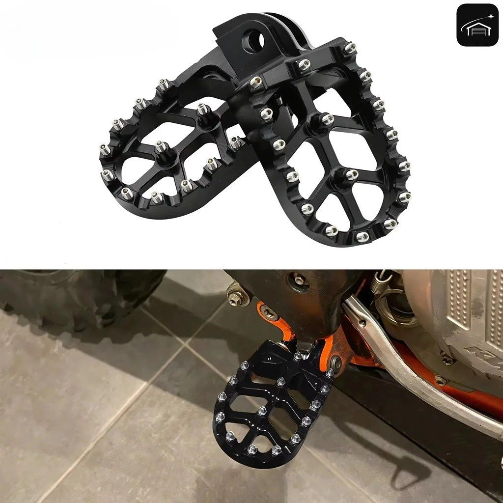 滑り止めフットペグ/フットレスト 2個セット KTM SX SXF EXC XC XCF 50-530 1998-2018 FREERIDE 250F 250R 350 2012-2018 カスタムパーツ