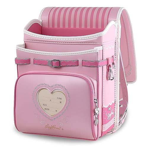 新品】ランドセル女の子小学生通学カバン/高級人工皮革パール生地