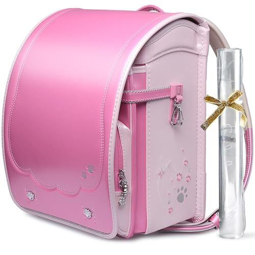 新品】ランドセル 女の子 小学生 通学カバン 高級人工皮革パール生地 6 