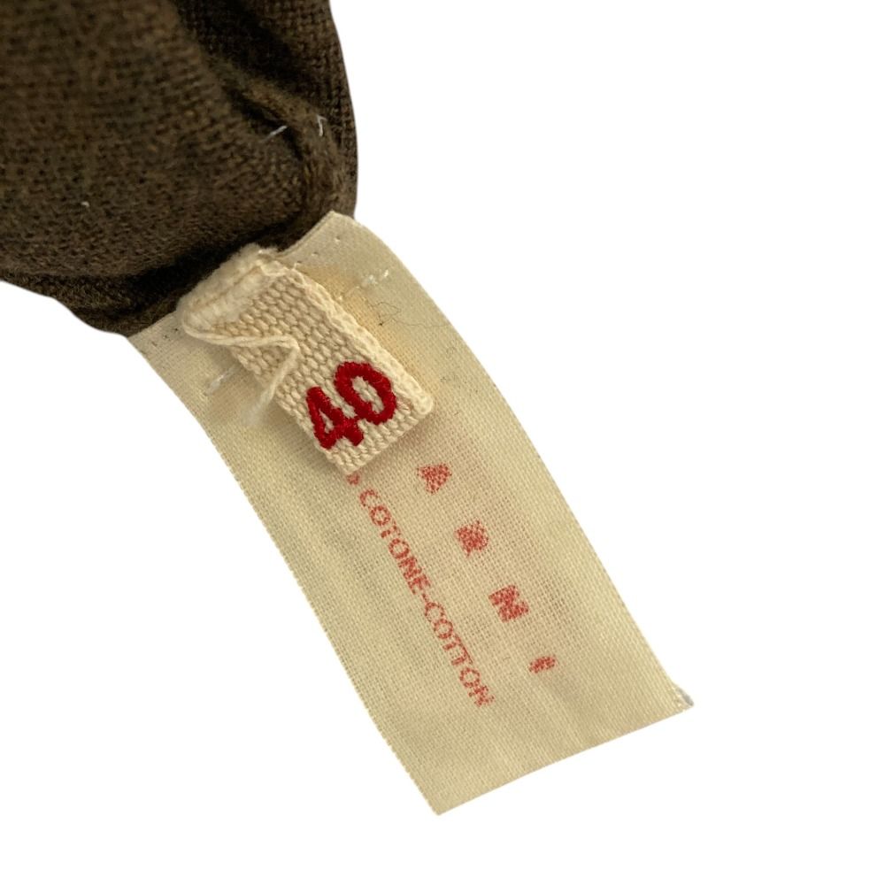 MARNI - MARNI マルニ カーディガン 40(M位) 茶 【古着】【中古】 美品 MARNI マルニ Vネック コットンニット カーディガン 40 ブラウン