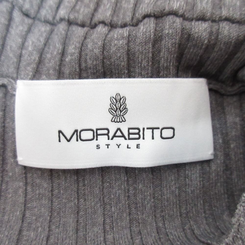新品同様 MORABITO STYLE モラビトスタイル ショールカラー プリーツ
