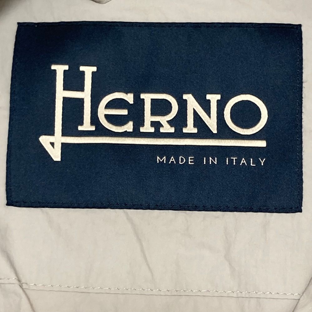 美品 23SS HERNO ヘルノ SHIRT IN ULTRALIGHT CREASE ナイロン シャツ
