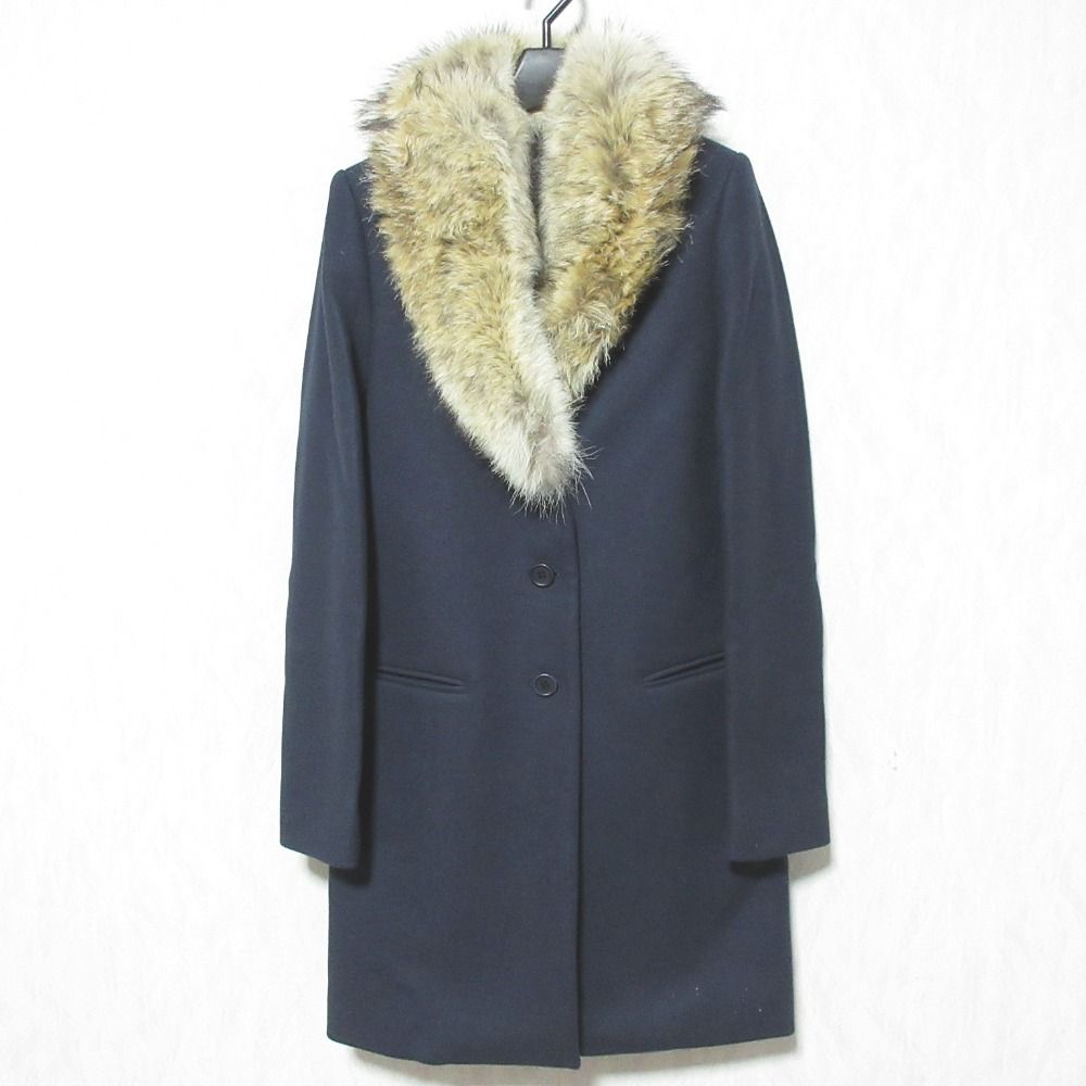 良品 theory セオリー NEST. WASHED ファー メルトンウール チェスター
