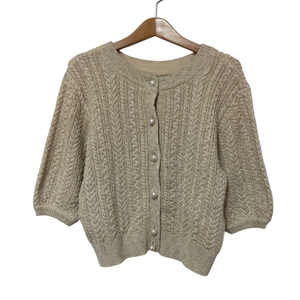 美品 GRACE CONTINENTAL グレースコンチネンタル パールボタン