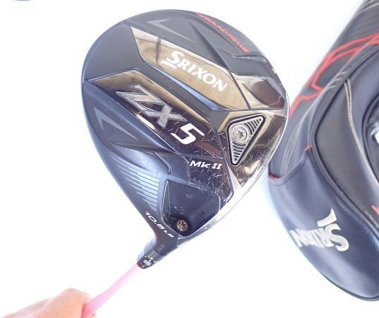 ダンロップ スリクソン-SRIXON- ZX5 Mk II LS ドライバー The ATTAS PINK Version リシャフト 10.5度 5X