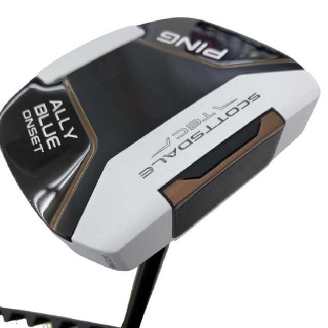 【中古】 ピン Scottsdale TEC ALLY BLUE ONSET 34インチ(SS TOUR 2.0 WHT/BZ) パター PT スチール (フレックスその他) メンズ 男性用 右利き 右用 Bランク ゴルフクラブ