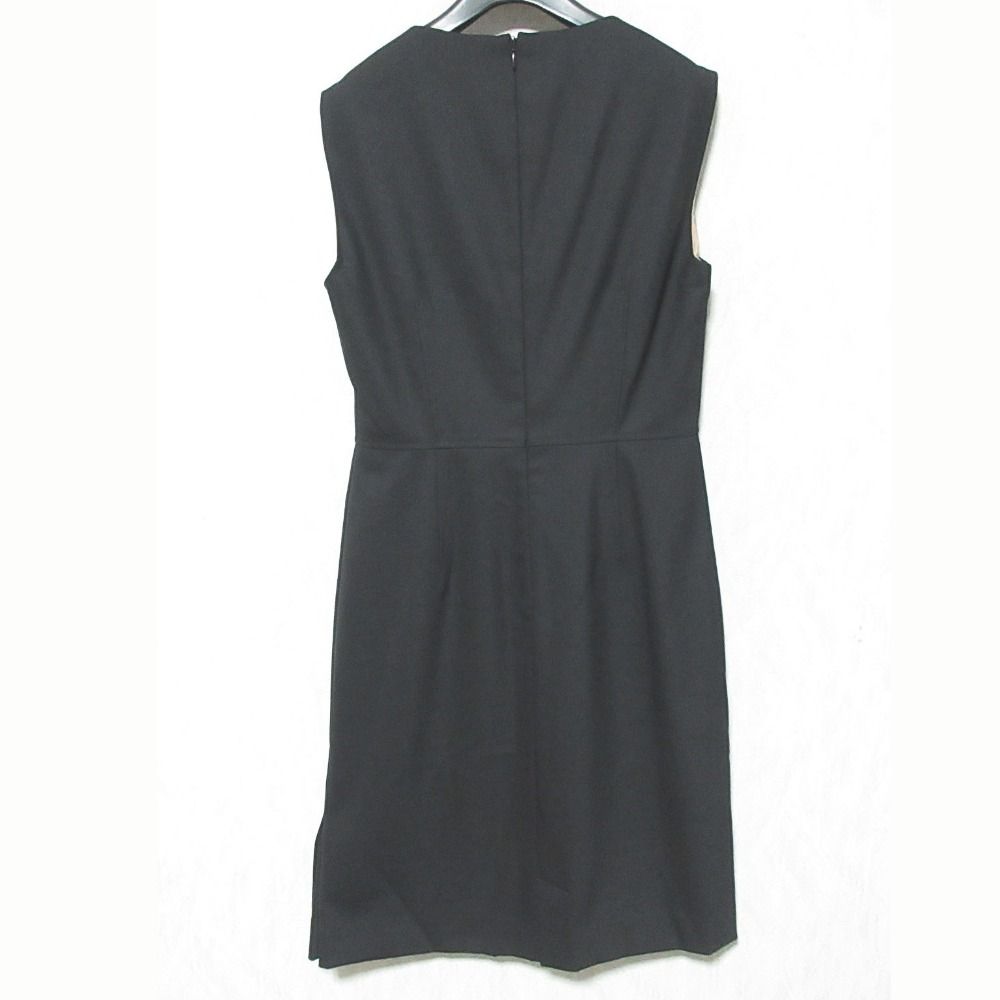 美品 JIL SANDER NAVY ジルサンダーネイビー ノースリーブ ミディ