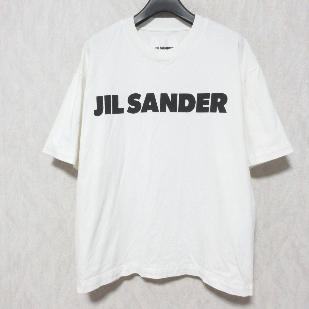 美品 JIL SANDER ジルサンダー ロゴプリント オーバーサイズ Tシャツ 