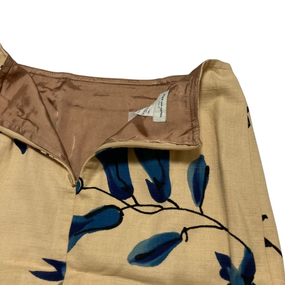 良品 Dries Van Noten ドリスヴァンノッテン 総柄プリント タックス