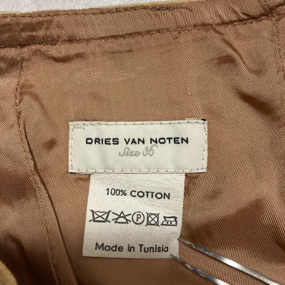 良品 Dries Van Noten ドリスヴァンノッテン 総柄プリント タックス