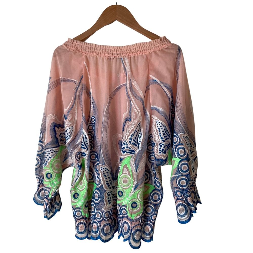 美品 VIVIENNE TAM ヴィヴィアンタム BUTTERFLY EMBROIDERY ON RIGID